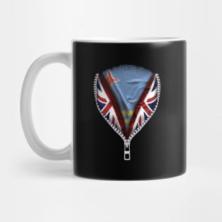 Aruban Flag  Aruba Flag zipped British Flag - Gift for Aruban From Aruba Mug